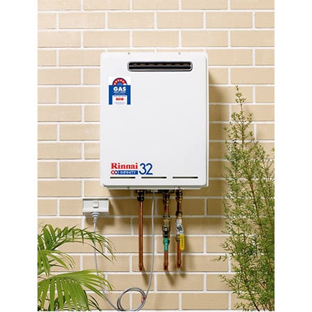 Rinnai LPG Continuous Flow Hot Water System INF32EL60-installed