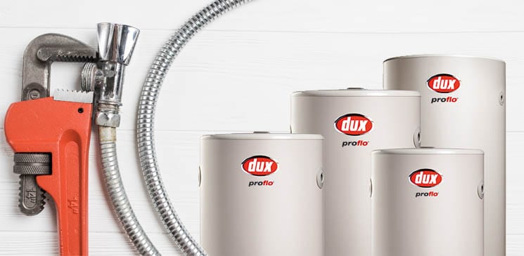 dux hot water system repair